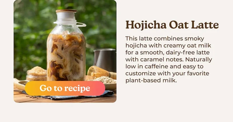 Hojicha Oat Latte recipe