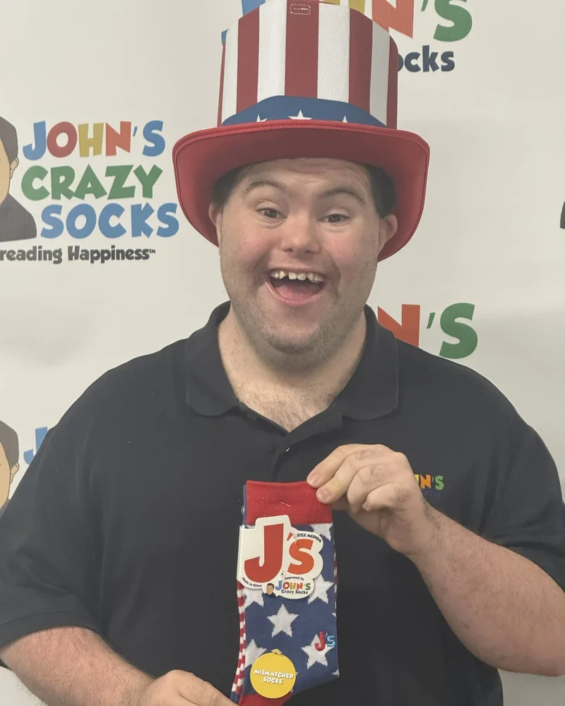 a collage of photos of John competing at the Special Olympic state games