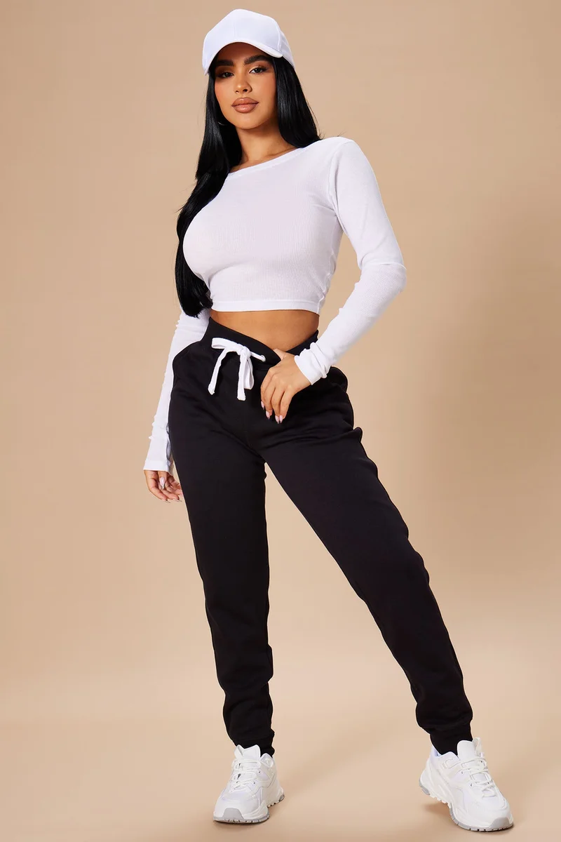 Image of Relaxed Vibe Joggers - Black