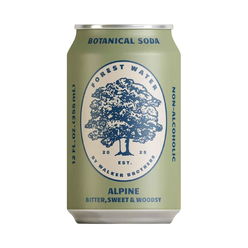 Non-Alcoholic Botanical Soda, Alpine 12 Fl Oz