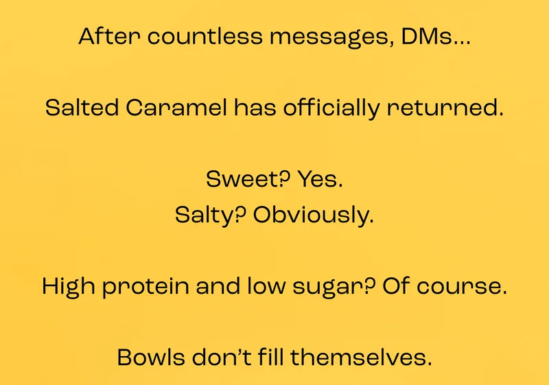 After countless messages, DMs... Salted Caramel has officially returned.
