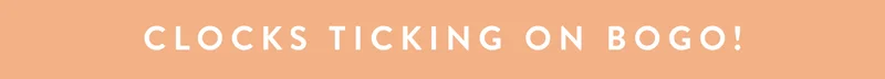 CLOCKS TICKING ON BOGO