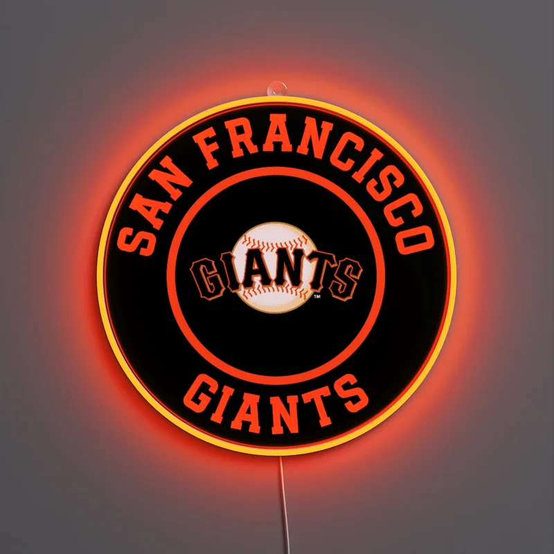Image of San Francisco Giants Rounded Logo, LED neon sign