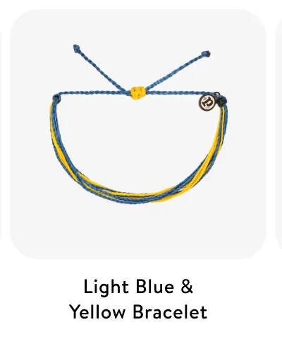 Light Blue & Yellow Bracelet