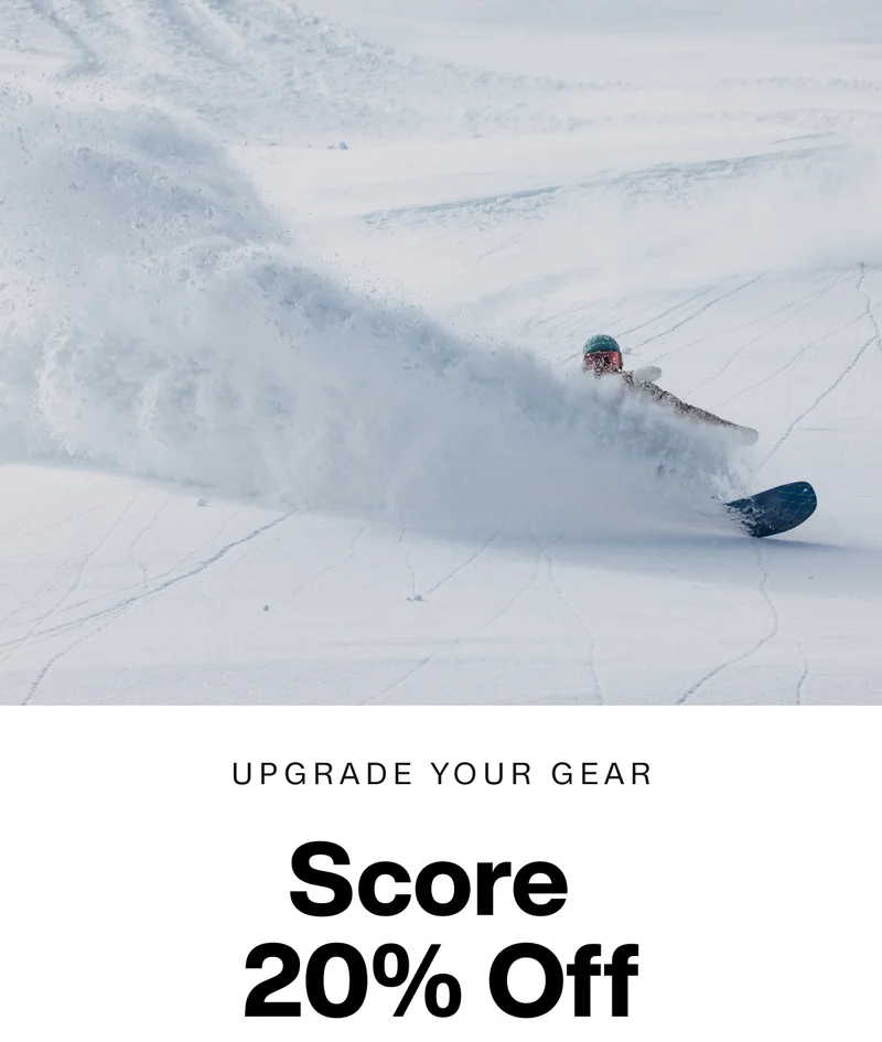 20% Off Boards, Boots, Bindings, Outerwear, & More Now Through 2/19