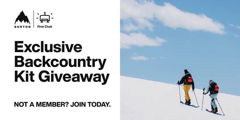 Join our loyalty program today for an exclusive backcountry kit giveaway & more exclusive perks