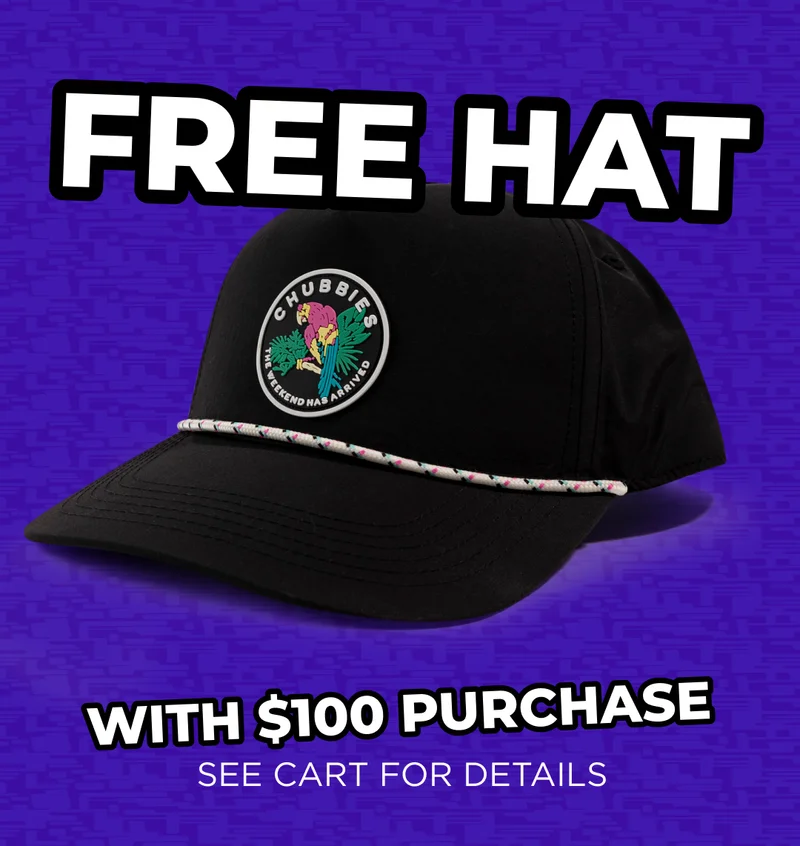FREE HAT WITH $100 PURCHASE - See Cart For Details