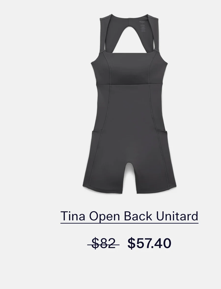 Tina Open Back Unitard