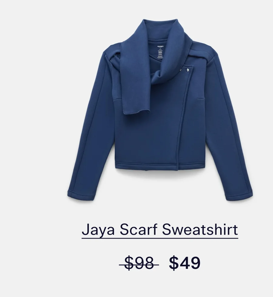 Jaya Scarf Sweatshirt