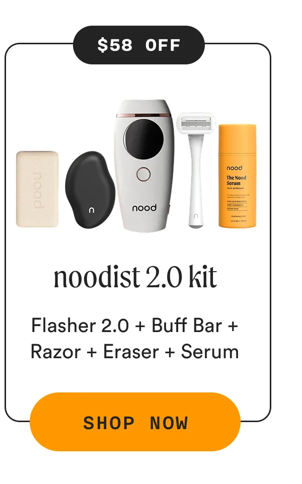$58 Off Noodist 2.0 Kit - Flasher 2.0 + Buff Bar + Razor + Eraser + Serum - SHOP NOW