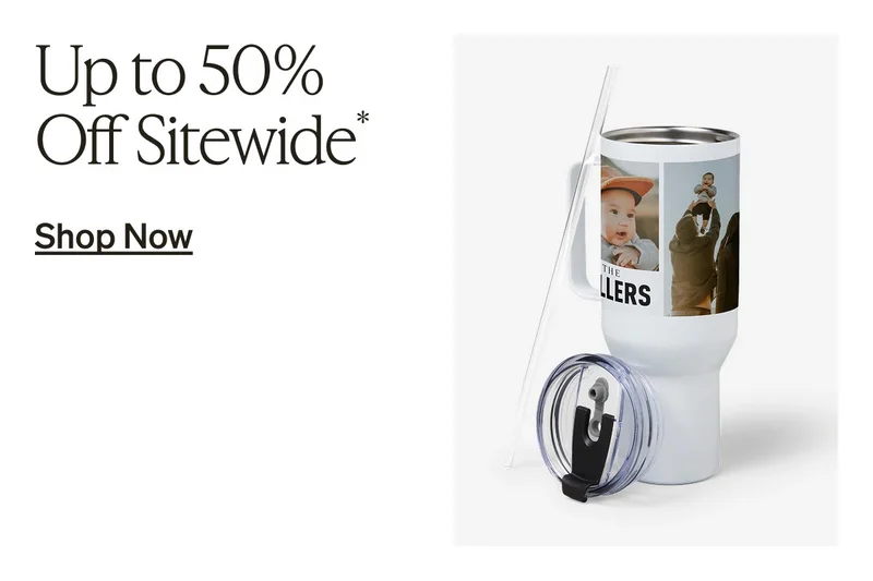 40% off ALL photo books and up to 50% off sitewide ends tonight!