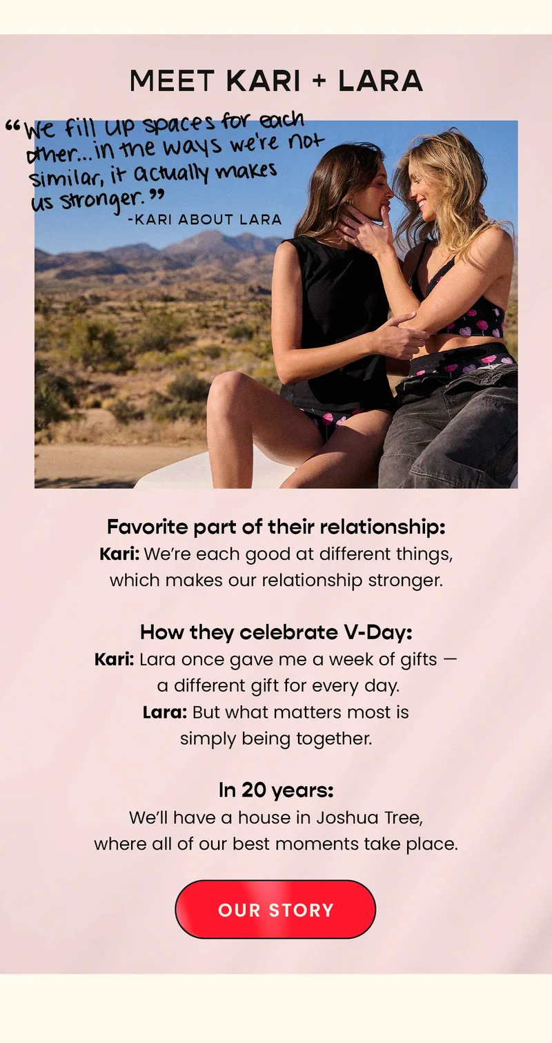 Meet Kari + Lara. Watch Story.