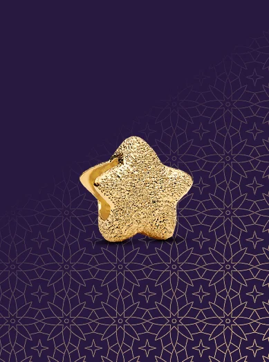 Textured Star Mini Charm