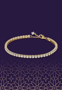 Sparkling tennis bracelet