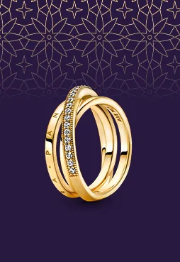 Crisscrossing Triple Pavé Ribbon Ring
