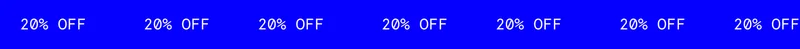 20% OFF