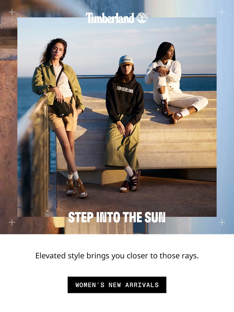 Step into the sun. Elevated style brings you closer to those rays. Women's New Arrivals