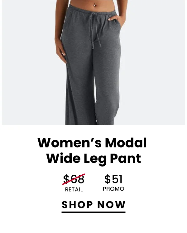 Women's Modal Wide Leg Pant