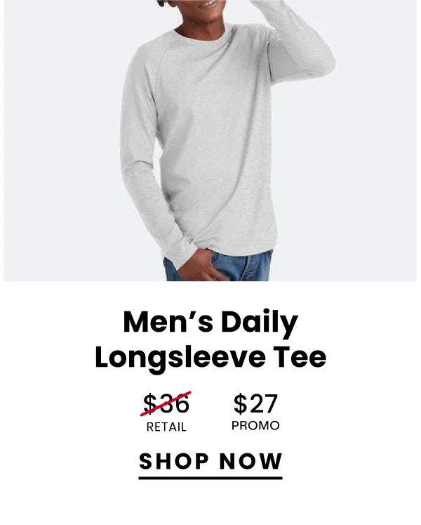 Men's Daily Longsleeve Tee