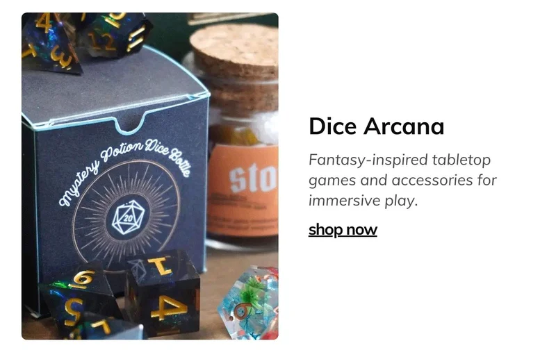 Dice Arcana Monthly Subscription for Dungeons and Dragons