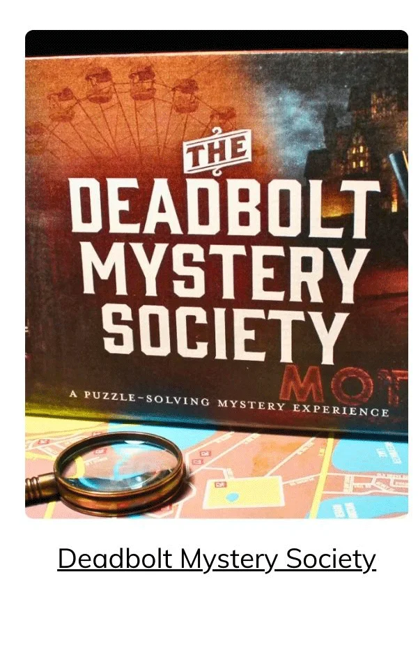 The Deadbolt Mystery Society Monthly Box