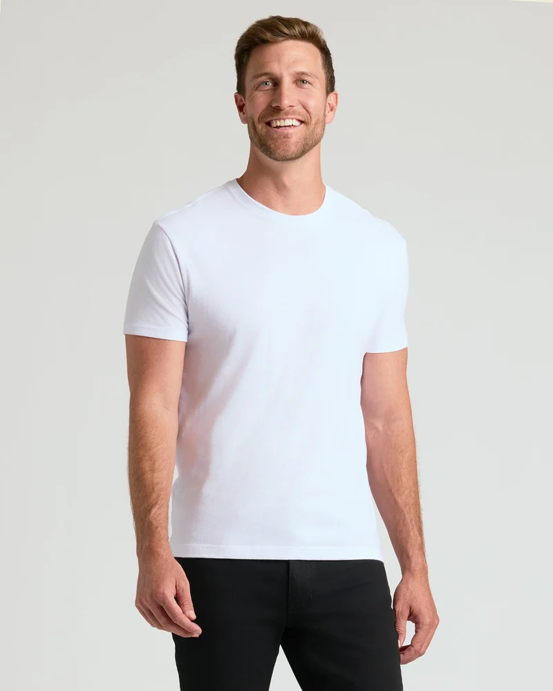 Image of White Classic Crew Neck