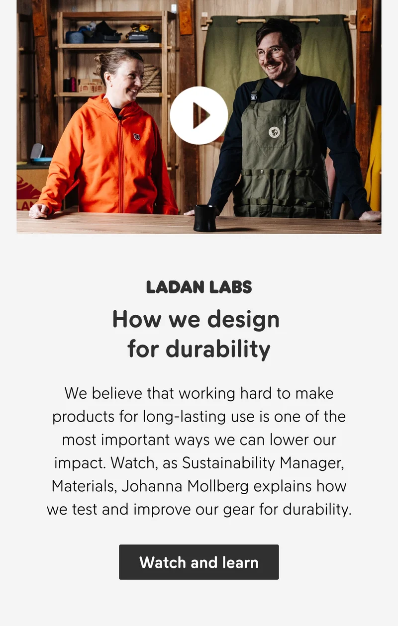 Durability | Ladan Labs | Fjällräven
