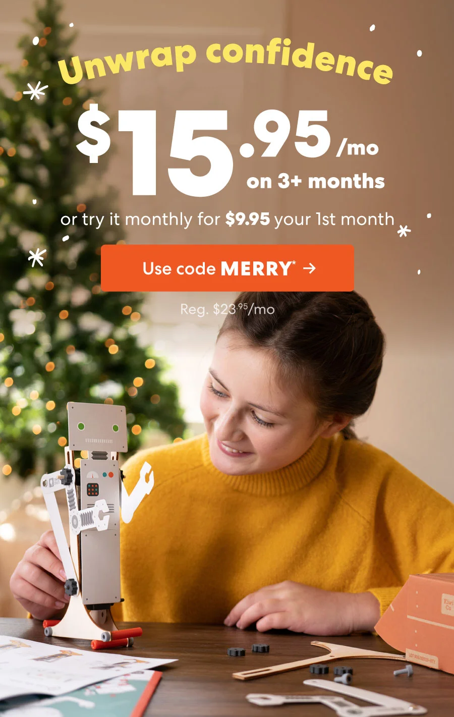 Unwrap creativity! Use code MERRY ->