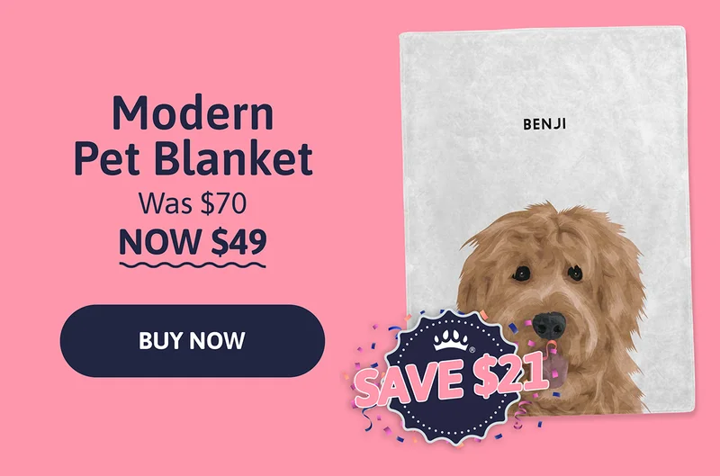 Pet Face Blanket. Was $70. NOW $49