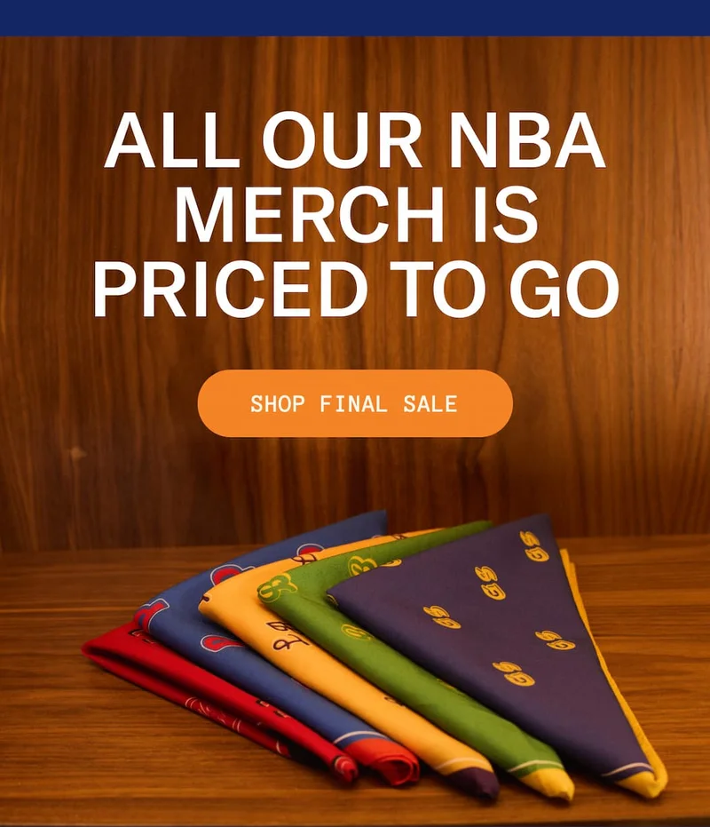 ALL OUR NBA MERCH IS PRICED TO GO