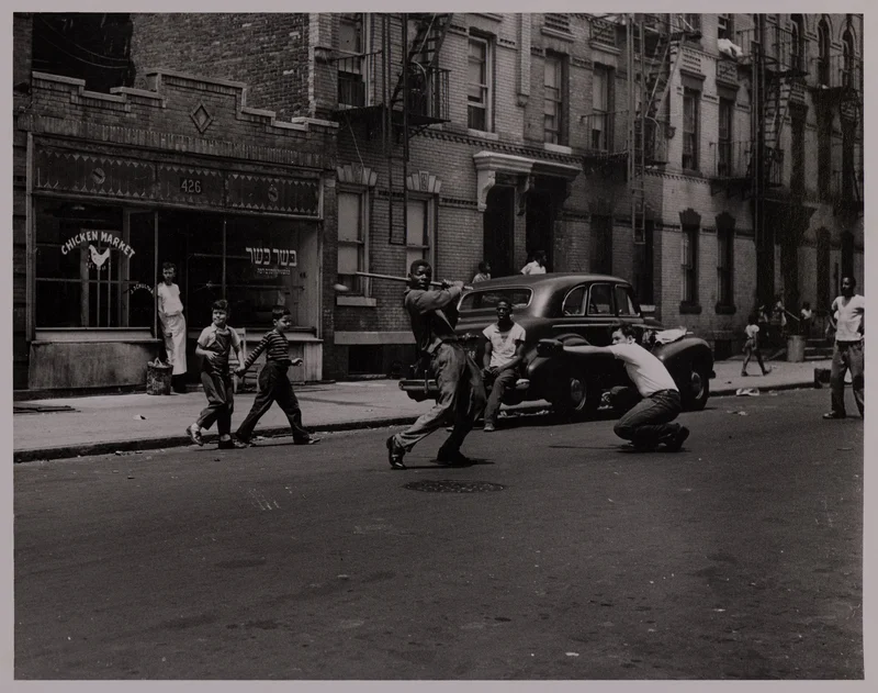 “Stickball” by Arthur Leipzig