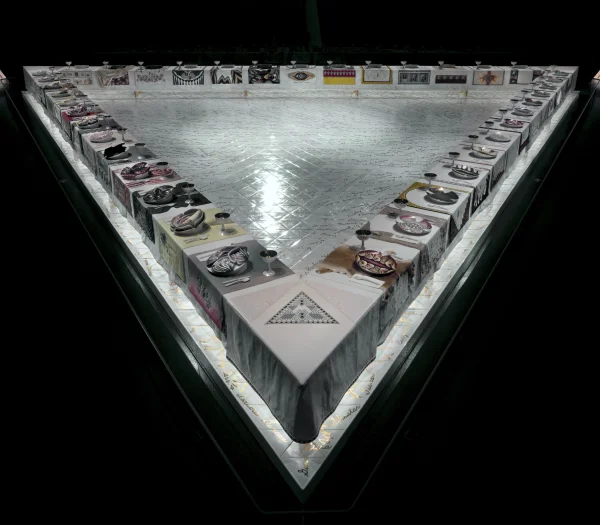 “The Dinner Party” by Judy Chicago