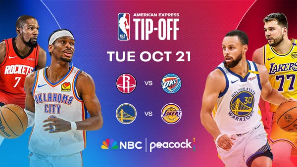 NBA Tip-Off - Tuesday Oct 21