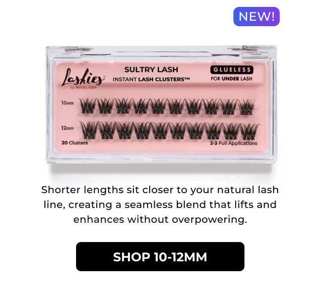 Sultry Lash: 10-12mm, CC Curl | Shorter Lengths Sit Closer To Your Natural Lash Line