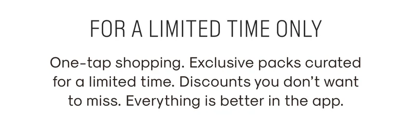 App Exclusive Packs