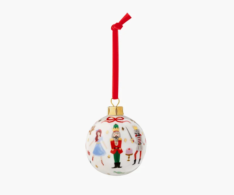 Image of Holiday Porcelain Ornament - Nutcracker