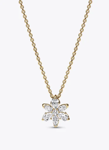 Sparkling Herbarium Cluster Pendant Necklace