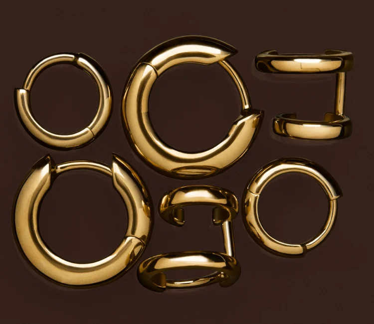 Hoop earrings from PANDORA ESSENCE