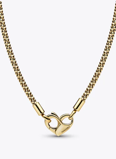 Pandora Moments Studded Chain Necklace