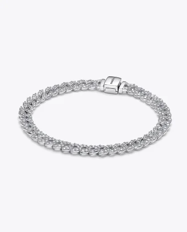 Pandora Timeless Pavé Cuban Chain Bracelet