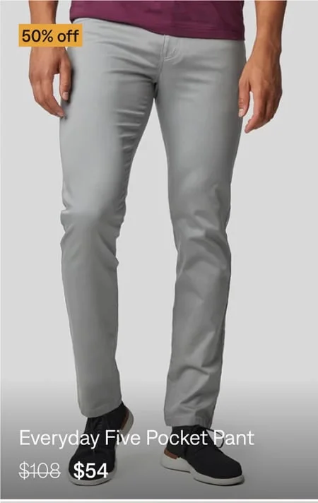 Everyday Five Pocket Pant