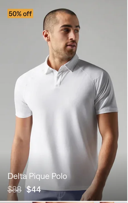 Delta Pique Polo