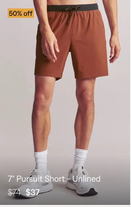 7'' Pursuit Short - Unlined