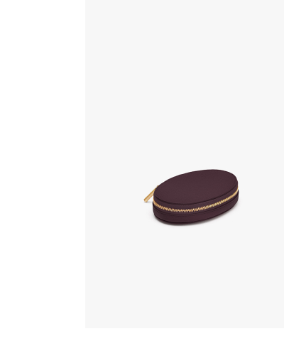 Travel Jewelry Case Plum