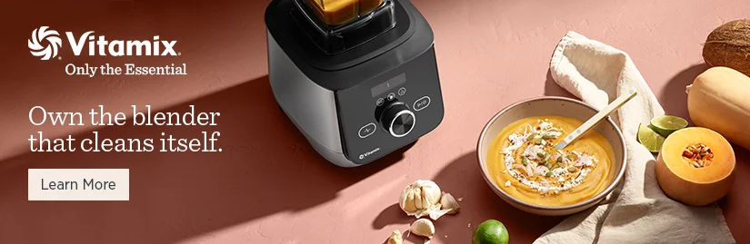 Own the blender that cleans itself.