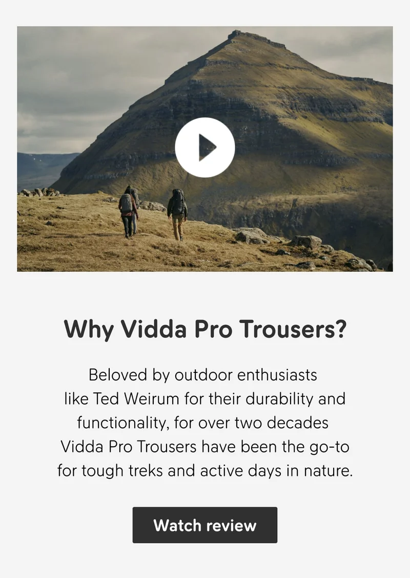 Why Fjällräven Vidda Pro Trousers? | Fjällräven