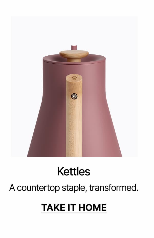 Kettles: A countertop staple, transformed.