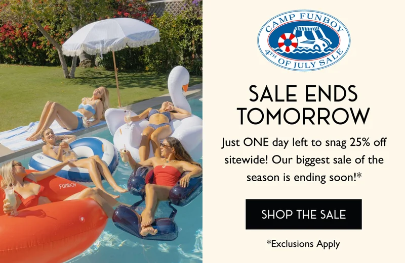 Sale Ends Tomorrow! Just one day left to snag 25% off sitewide! [Shop the Sale]