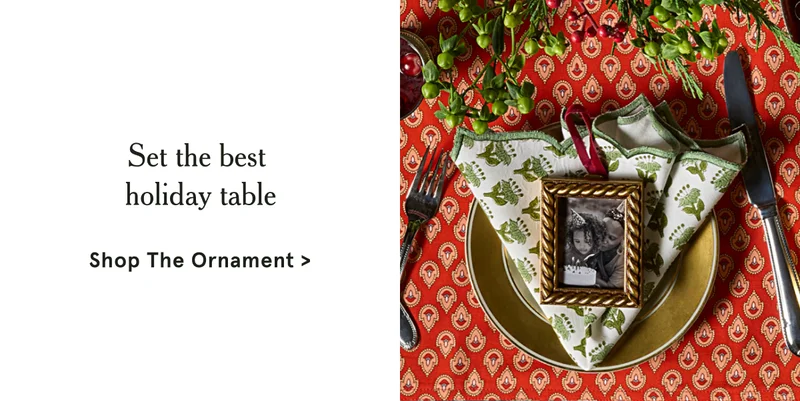 Set the best holiday table