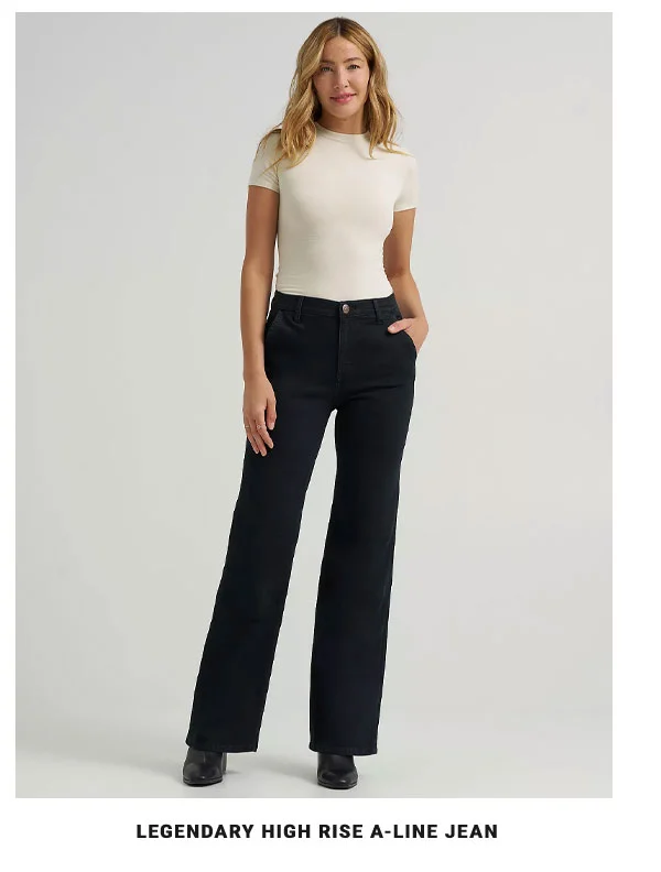 Women's Legendary High Rise A-Line Jean